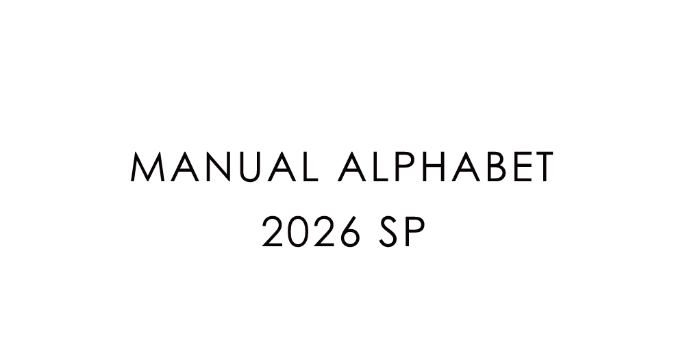 MANUAL ALPHABET 2026SP